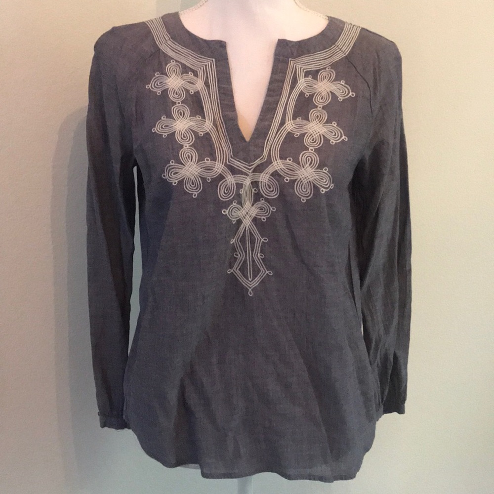 J Crew Chambray top
